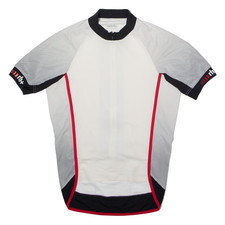 ZERORH Cycling Damen Trikot Weiß 1/2 Reißverschluss L Kurzarm Polyester