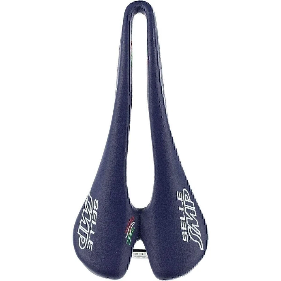 Sillín de bicicleta Selle SMP Blaster azul, 131 mm | Asiento de bicicleta Foto 3 de 4