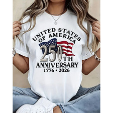 USA 250th Anniversary Shirt 1776 2026 Patriotic American Flag T Shirt