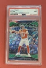 2024 Panini Prizm - Fireworks Bo Nix #23 Green Wave Prizm (RC)