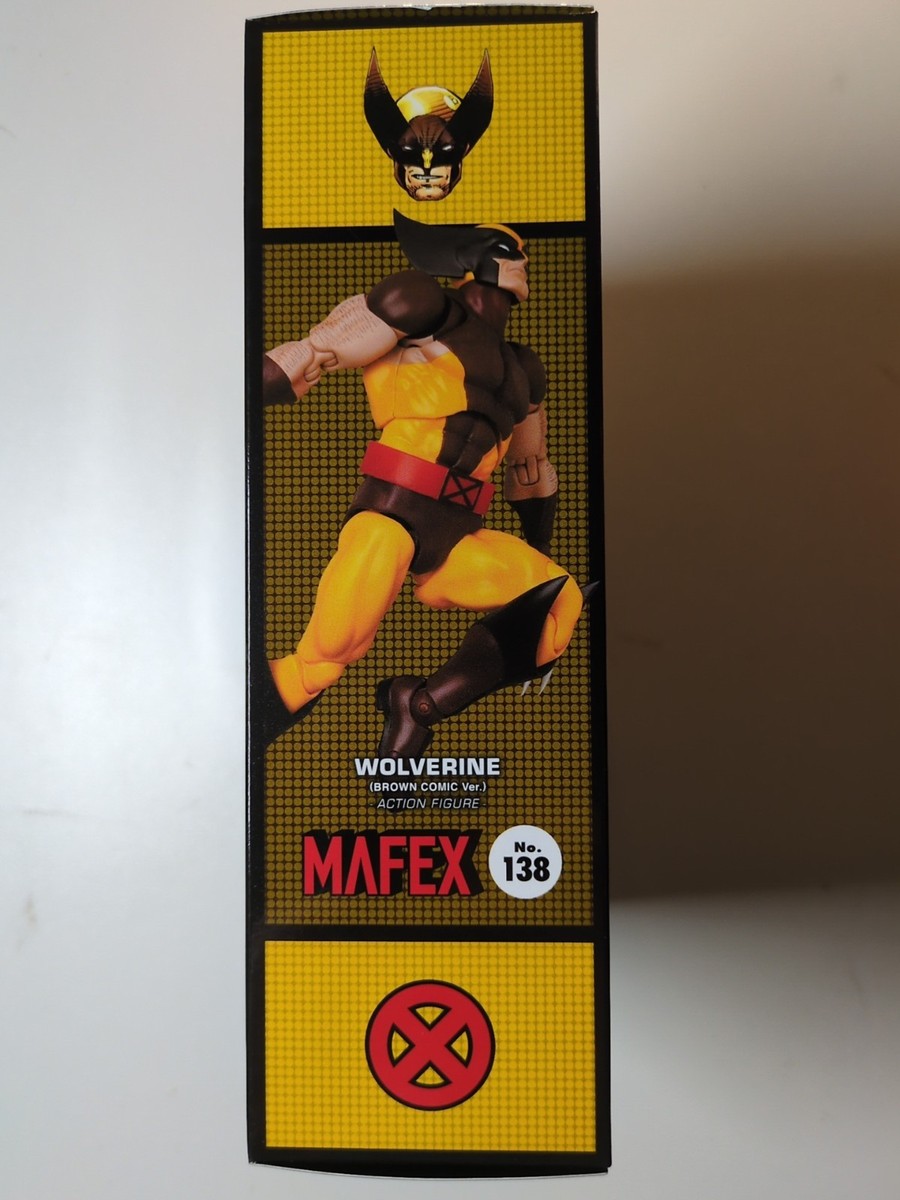 Mafex 138 Wolverine Brown Comic Ver Reissue Medicom Toy Action