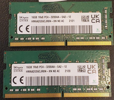 Tested Working 2x16GB 1RX8 SK Hynix  PC4-3200AA HMAA2GS6CJR8N - XN DDR4 SODIMM