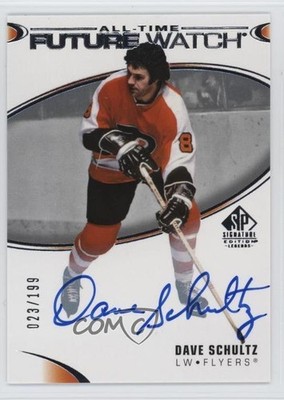 2020 Upper Deck SP Signature Edition Legends 23/199 Dave Schultz #382 Auto 5h0