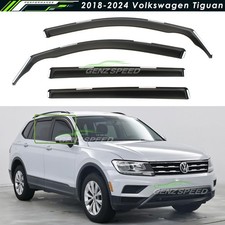 For 2018-2024 Volkswagen Tiguan In-channel Rain Guards Window Visors Vent Shade