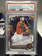 2022 Bowman Draft - Chrome Draft Pick Autographs Jackson Holliday #CDA-JH...