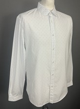 GUCCI SHIRT - White 100% Cotton - Men's Size 41cm / 16" Collar - Large L