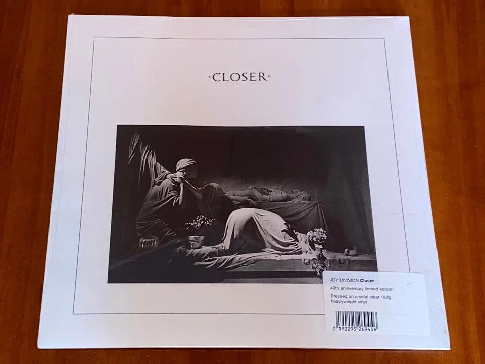 JOY DIVISION CLOSER LP 40TH ANNIVERSARY EDITION CLEAR VINYL EU PRESS 2020 LTDNew - Image 2 of 3