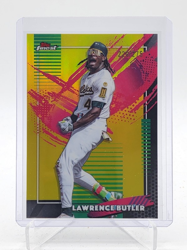 LAWRENCE BUTLER 2026 TOPPS FINEST RARE YELLOW /275 #290 ATHLETICS Q6230