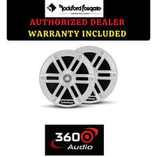 Rockford Fosgate M0-65 M0 Series 6.5" 2 Way 250W Marine Grade Speakers White 