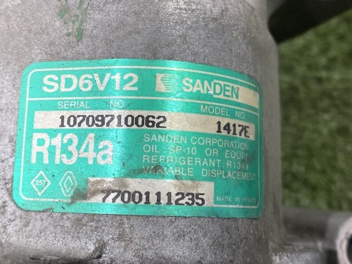 7700111235 SANDEN klimakompressor 105309 RENAULT CLIO II FASE I B CBO 1.9