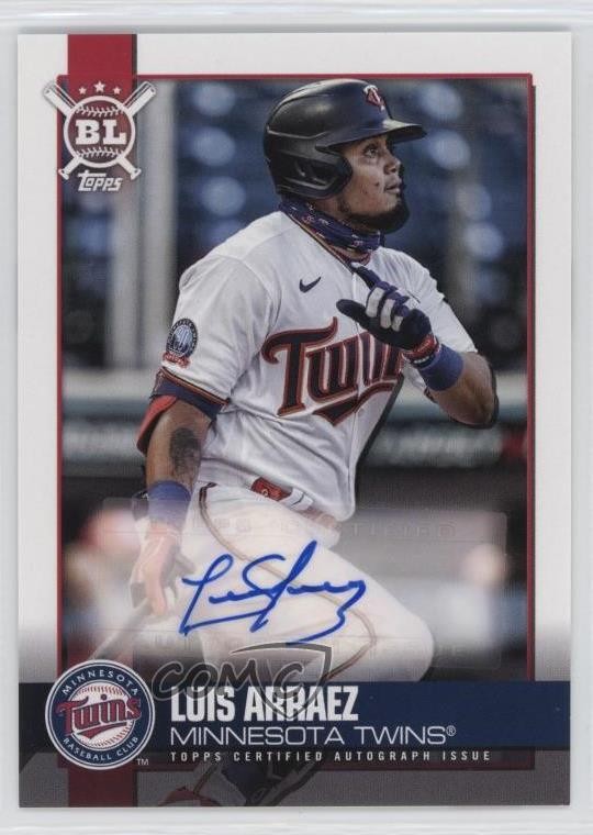 2021 Topps Big League Big League Luis Arraez #BLA-LA Auto 1l8x