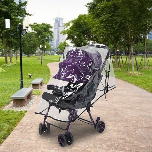 As Universal Transparent Waterproof Rain Cover Wind Dust Shield For Baby GB Ne - Picture 14 of 17