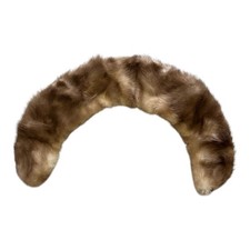 Vintage Attachable Fur Collar Neckline Detachable Retro Outdoor Cold Weather