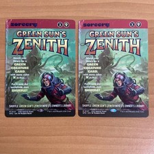 Magic the Gathering Green Sun's Zenith Card, NM/M, Collectible