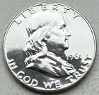 1961 Proof Franklin Half Dollar 90% Silver-INV#8829