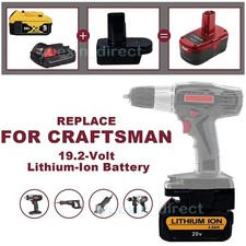 Battery Adapter For Dewalt /For Milwaukee to For Craftsman 19.2V Cordless Tools