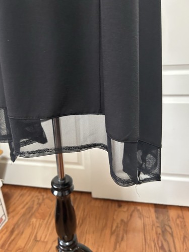 IC CONNIE K COLLECTION $136 Stretch Sheer Mesh Trim Tunic/dress medium - Picture 2 of 4