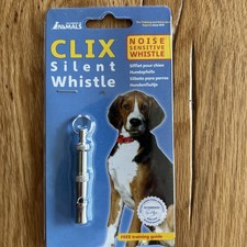 Véritable sifflet silencieux Clix pour chiens avec guides inclus