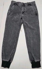 Levis Men Pants 28x27 Gray Jogger Pockets Mid Rise Cotton Read Description