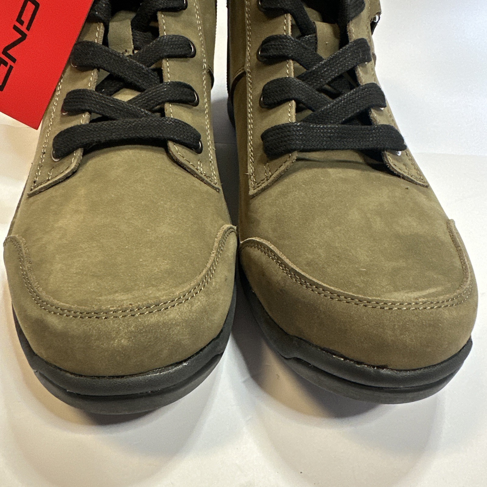 LGND Men’s Leather CALI Boot Green Size 9.5 M Lightweight Made In USA