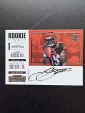 2017 Panini Contenders Optic Rookie Ticket John Ross #366 ON CARD AUTO. rookie card picture