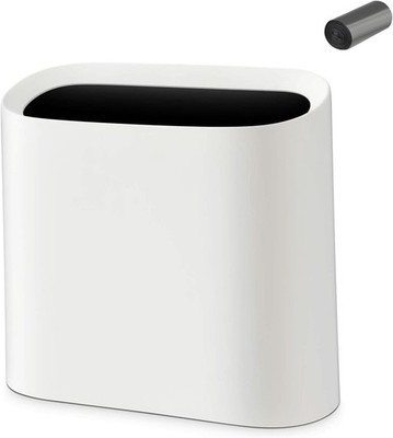 2.3 Gal Trash Can for Bathroom,Small Office Garbage Can for Kitchen,Slim