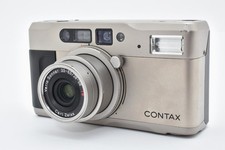 CONTAX TVS Point  Shoot 35mm Film Camera Silver Body NEAR MINT--- From JAPAN