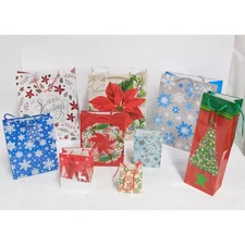 Elegant Set of 20 Pieces Christmas Bags
