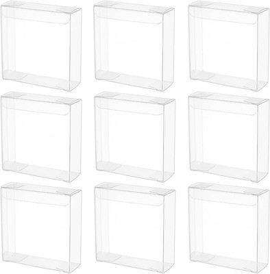 20Pcs 11x5x11cm PVC Transparent Boxen, Rechteck klar Kunststoff Favors Boxen für