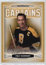 2006 Upper Deck Parkhurst A Salute to Captains /3999 Milt Schmidt #161 HOF 1cx3