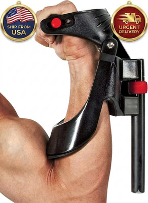 Wrist and Forearm Strengthener Muscle Strength Grip Exerciser Trainer Adjustable