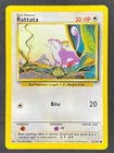 Pokémon Rattata 61/102 BS Base Set Unlimited LP/NM