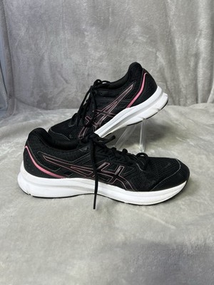 Asics Womens Jolt 3 1012A908 Black Running Shoes Sneakers Size 9.5