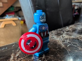 LEGO Marvel Avengers Assemble sh106 Captain America Minifigure with Shield 76017
