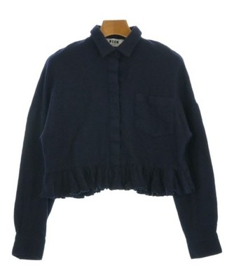 MSGM Casual Shirts Navy 40(Approx. M) 2200669237047