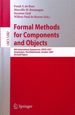 Formal Methods for Components and Objects Lecture Notes in Computer Science, 538
