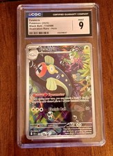 2025 Pokemon Black Bolt Eelektrik 114/086 Illustration Rare CGC 9 Mint Holo on eBay