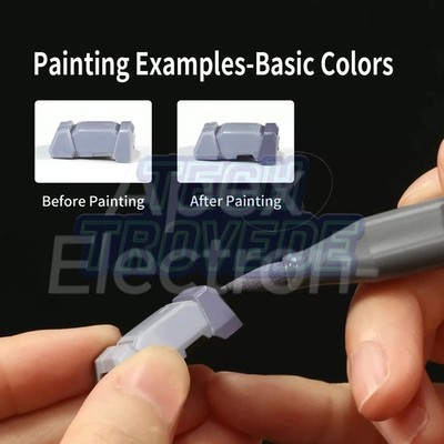 DSPIAE Eco Water-Based Soft-Tip Paint Pen for Base & Metallic Colors
