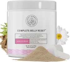 HAPPY MAMMOTH Complete Belly Reset Vanilla Bean 240 Grams Supports Gut Health
