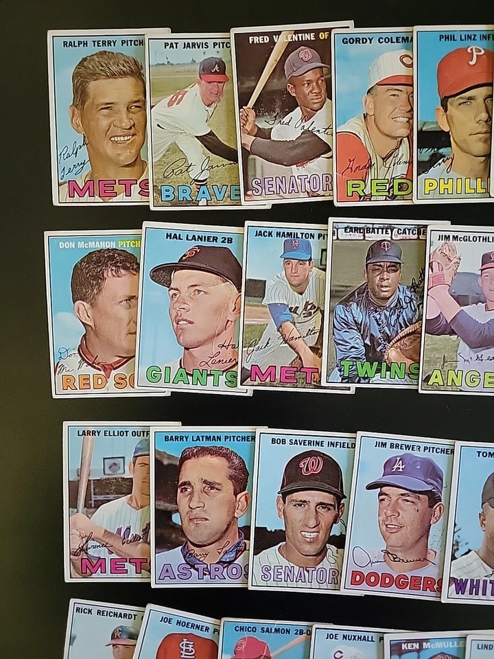 1967 Topps Baseball Card Lot - 50 Different - W/ Johnny Callison and Ralph Terry - Image 2 of 4