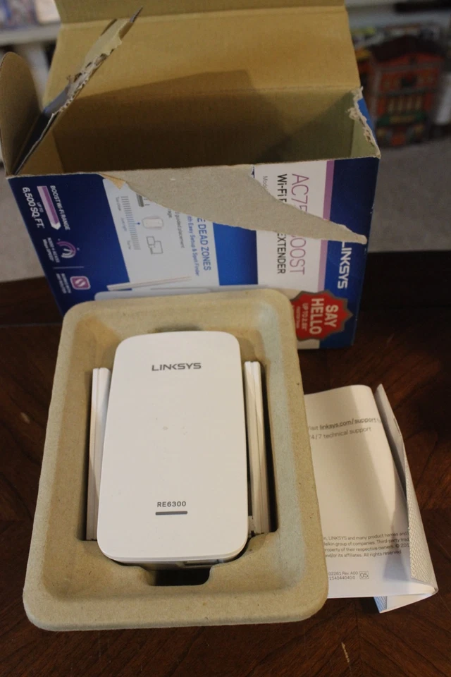 Linksys WiFi 5 Range Extender AC750 Signal Booster - White (RE6300) - Image 2 of 2