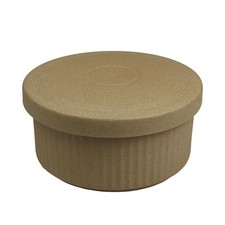 Yuuki Roman Rice Container (3 Cups) - Sandstone Rice Container With Sandy Textu_