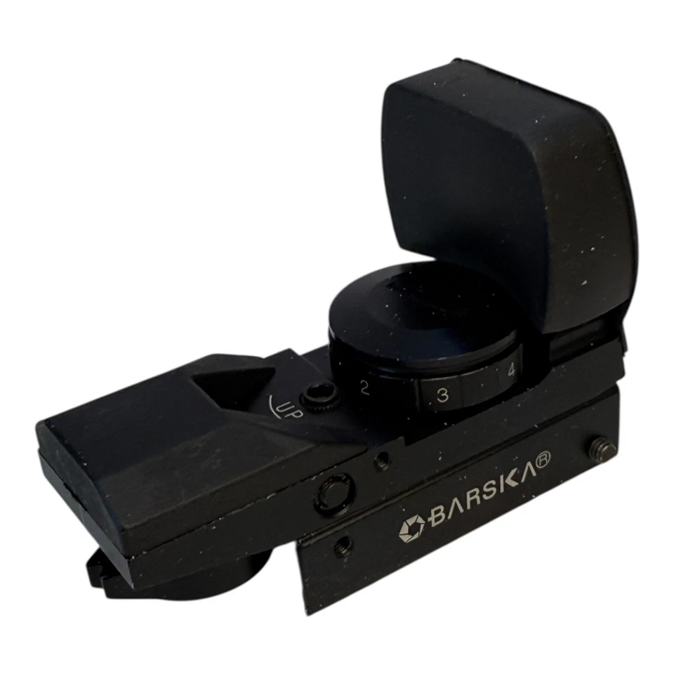 Barska Alivio de Ojos 1x Multi 4 Retícula Electro IR Punto Rojo Vista + Montaje en Riel Ae Foto 4 de 4