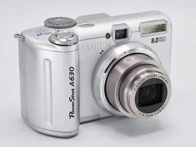 Canon PowerShot A630 8.0MP Digital Camera - Silver for sale online