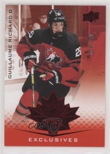2021 Upper Deck Team Canada Juniors Exclusives 24/250 Guillaume Richard #37 4ty