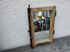 Altes Holzfenster ,Massiv Eichenholz,als Spiegel ca. 40 cm breit und 60 cm hoch.