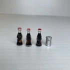 Vintage Barbie Doll Soda Pop Bottles and Can Lot