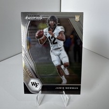JAMIE NEWMAN 2021 Prizm Draft Picks Base Rookie Card RC Wake Forest. rookie card picture