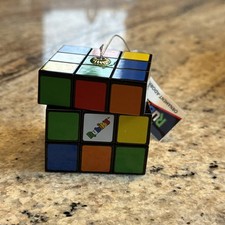 Rubik  s Cube Puzzle Ornament   Decorative Hanging   Brand New with Tag