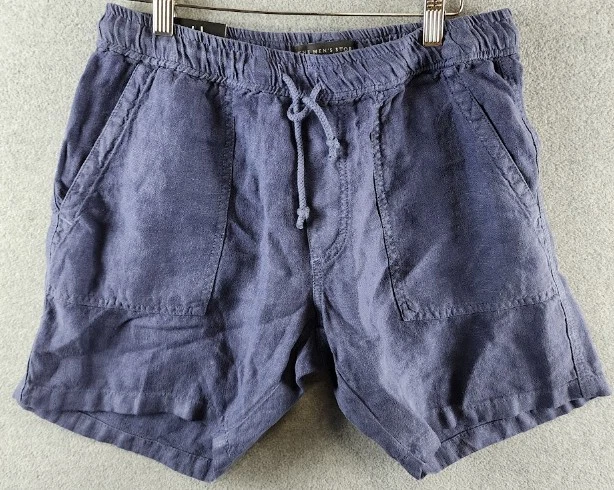 The Men's Store at Bloomingdale's Solid Linen 7" Shorts Men's 34 Navy Pull On
Opens in a new window